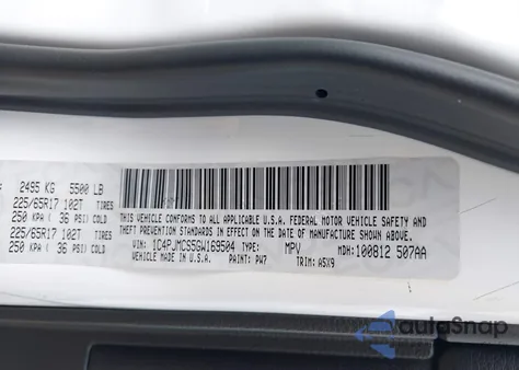 2016 Jeep Cherokee Latitude from USA, damaged, VIN 1C4PJMCS5GW169504